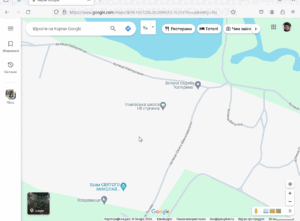 Вимірювання відстані на Google Картах